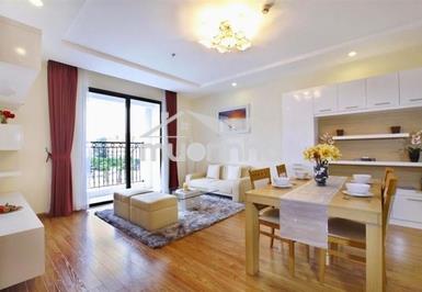 Cho thuê chung cư sacomreal 584 đường lũy bán bích, 2 phòng ngủ - 2