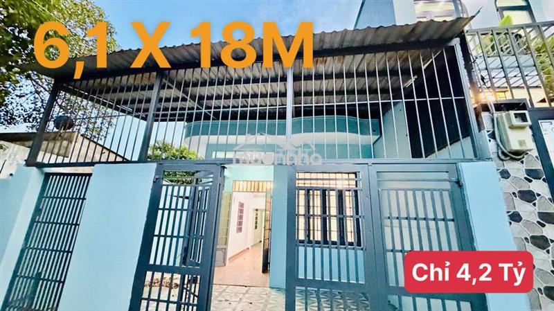 🏡 Bán nhà trả nợ ,nhà rộng 6,1x18m – sổ hồng riêng – gần chợ thới tứ 🏡
