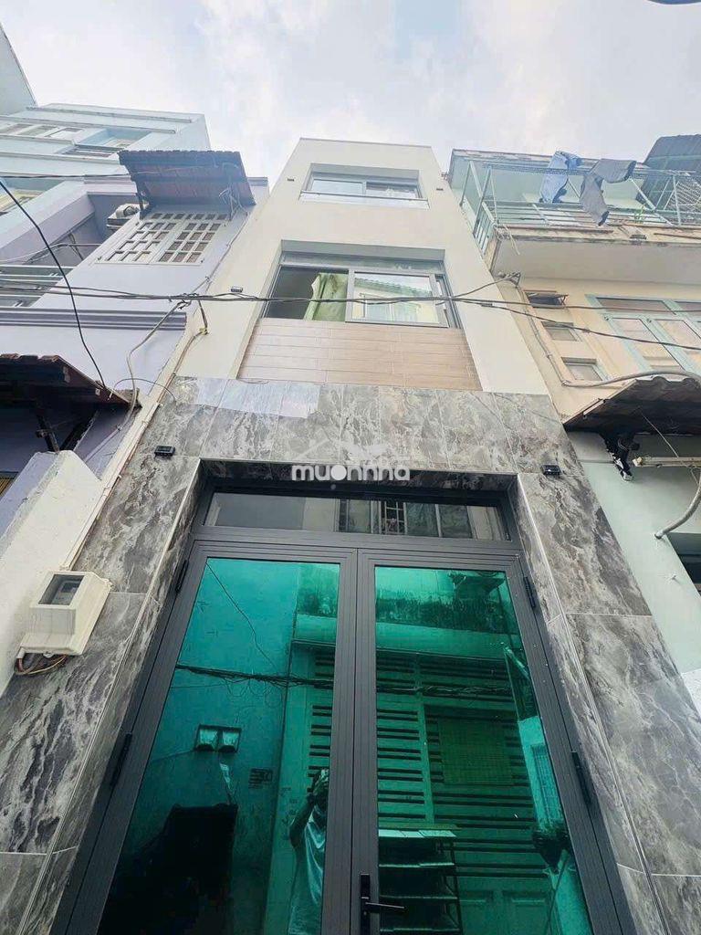 Cho thuê nhà mới, full nội thất - trệt 2 lầu, đường 3th2 q10