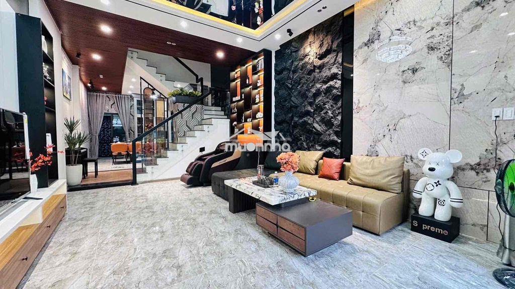 Nhà đẹp 3 tầng mặt tiền nguyễn huy tự - hoà minh - 2