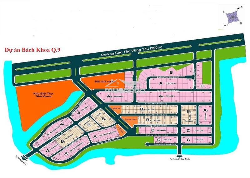 Cần bán 1 số nền đất sổ đỏ dự án bách khoa, phú hữu, q9, sổ đỏ