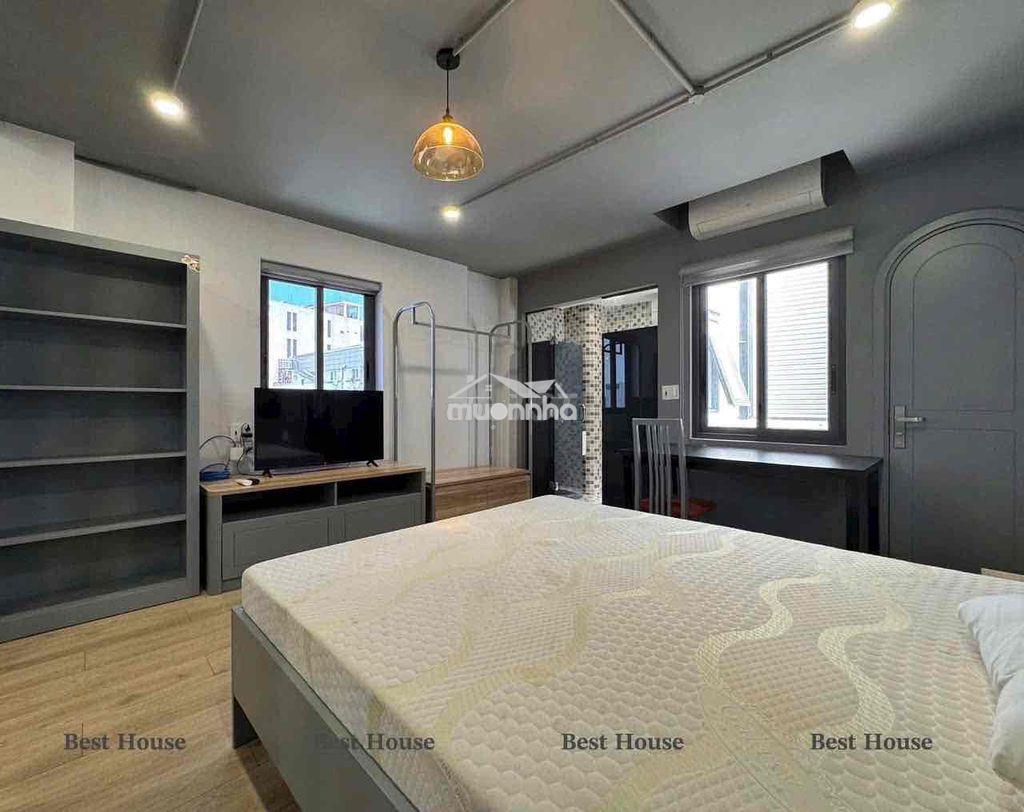 🎉 Căn hộ 1 phòng ngủ ban công mới xây_đầy đủ a-z,chợ bến thành, quận 1 - 2