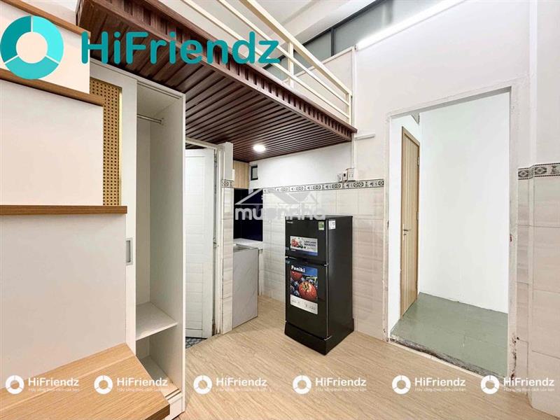 Cho thuê phòng tầng trệt có gác sẵn nội thất 2 không gian ngủ