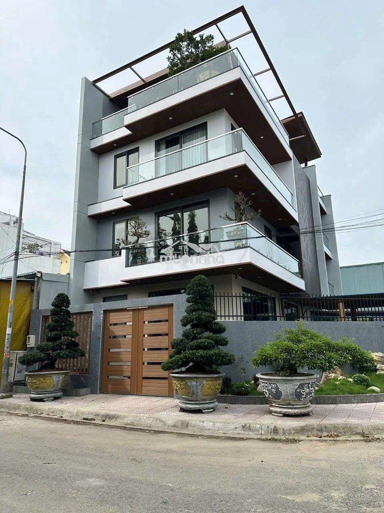 Biệt thự víp góc 2 mặt tiền 13x20m kdc phú nhuận, lê thị riêng,thới an