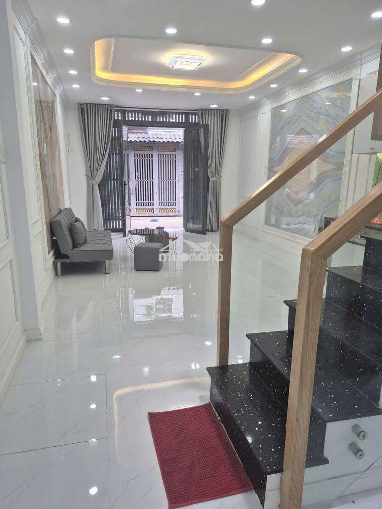Bán nhà sổ hồng riêng đường gò xoài_ lê văn quới: 4mx12m 1 lầu, 4pn - 2