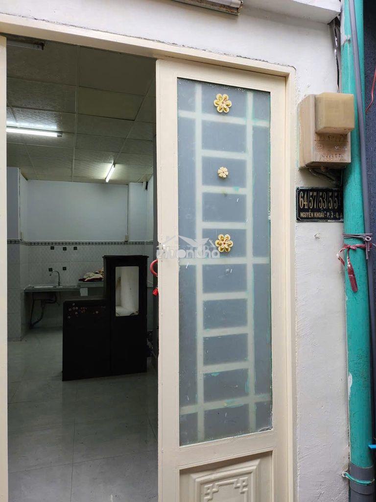 Cho thuê nhà nguyên căn hẻm 64 nguyễn khoái, quận 4. - 2