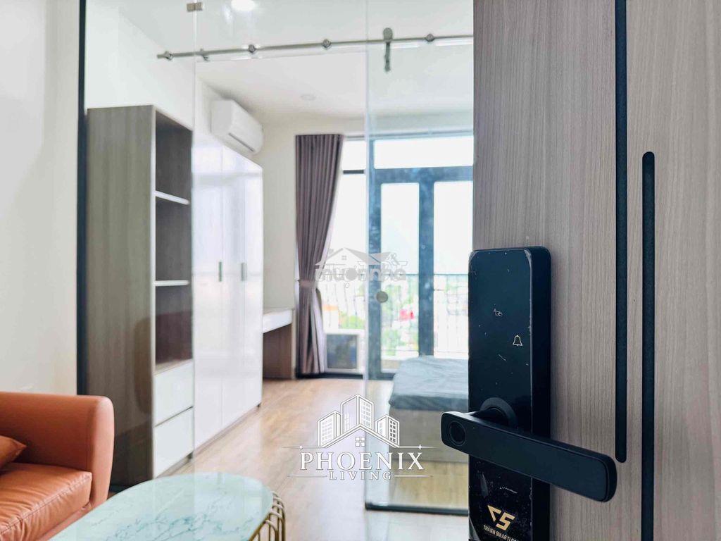 Căn hộ 1 phòng ngủ - full nội thất ngay cầu sắt nguyễn thái sơn - 2