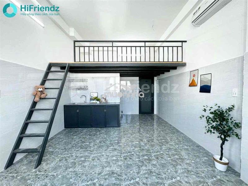 Phòng trọ gác cao thoáng mát gần emart
