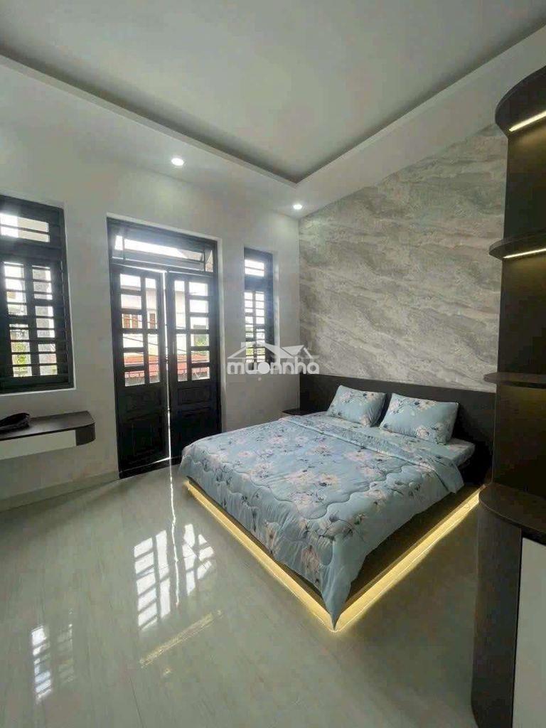 Nhà mới có nội thất như hình (ko máy lạn) 4pn 3wc.hẻm thông ôtô - 4