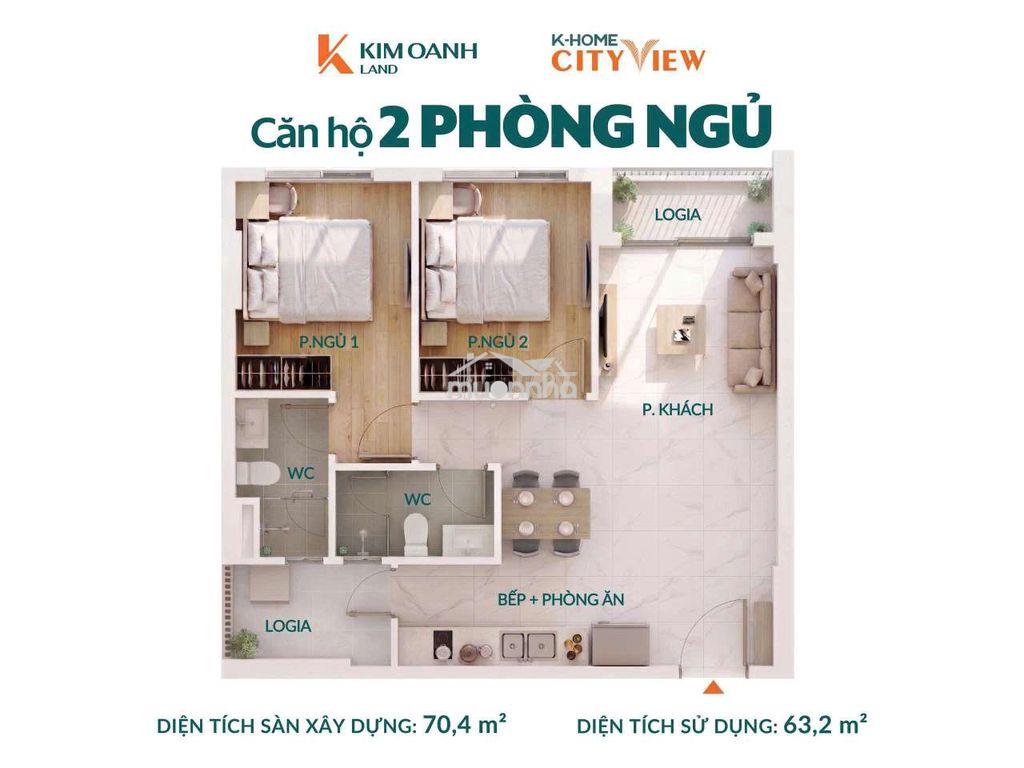 🏡 K-home cityview – 4 loại căn hộ, đa dạng diện tích - 3