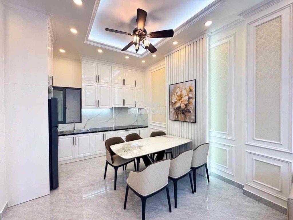 Nhà mới đẹp 3 tầng có thang máy ngang 8x9m huỳnh tấn phát quận 7 7,9ty - 3