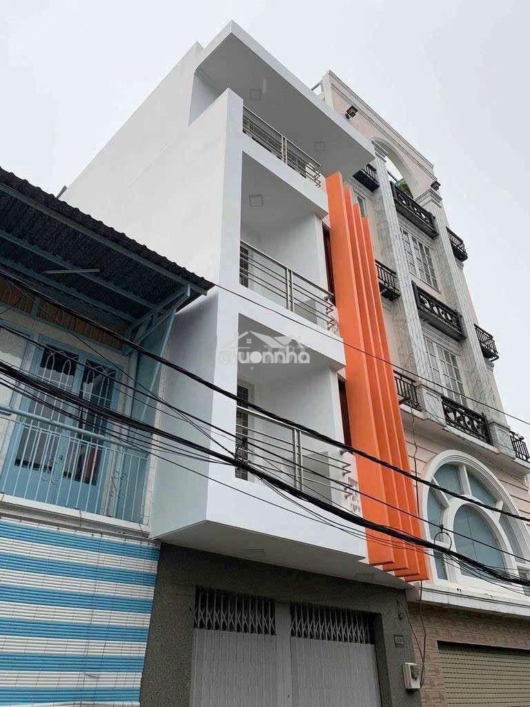 Cho thuê nhà mới, hxh, trệt 3 lầu - nơ trang long bt