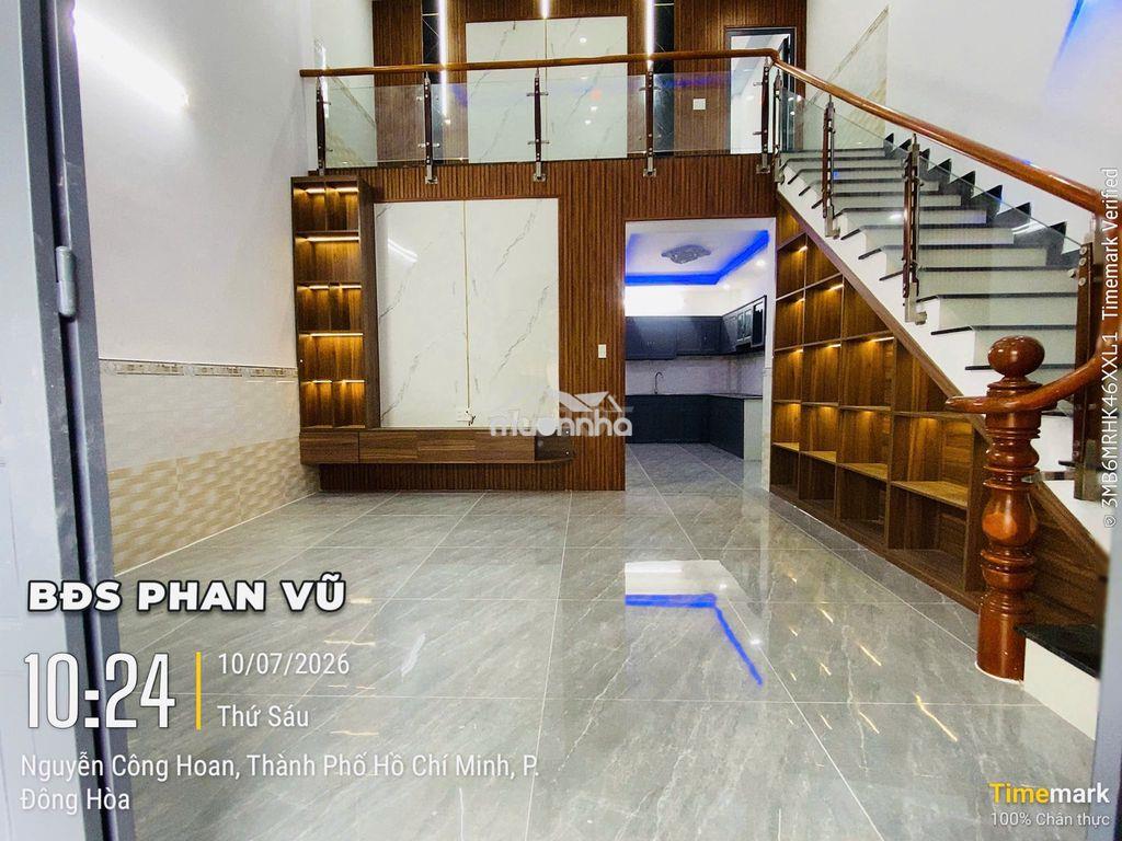 Nhà ngang 5m, hội trường đông hoà. gần go dĩ an - 3
