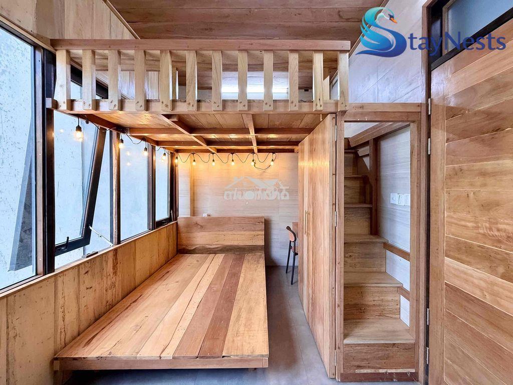 Cho thuê căn hộ duplex gác cao mới xây 100% gần đại học công thương. - 3