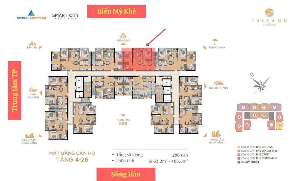 Chính chủ bán căn 2pn the sang residence - 3