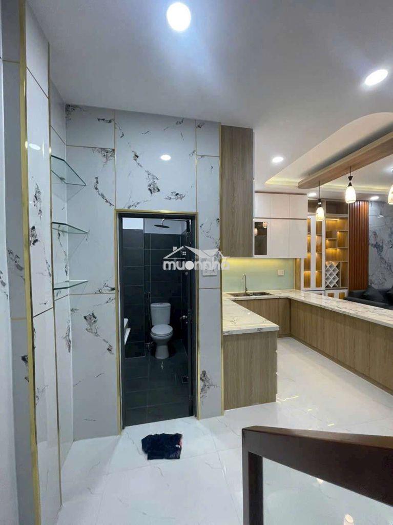 Nhà mới đẹp có nội thất 6x8m trệt lầu 2pn 2wc 2 máy lạnh gần n máy bia - 2