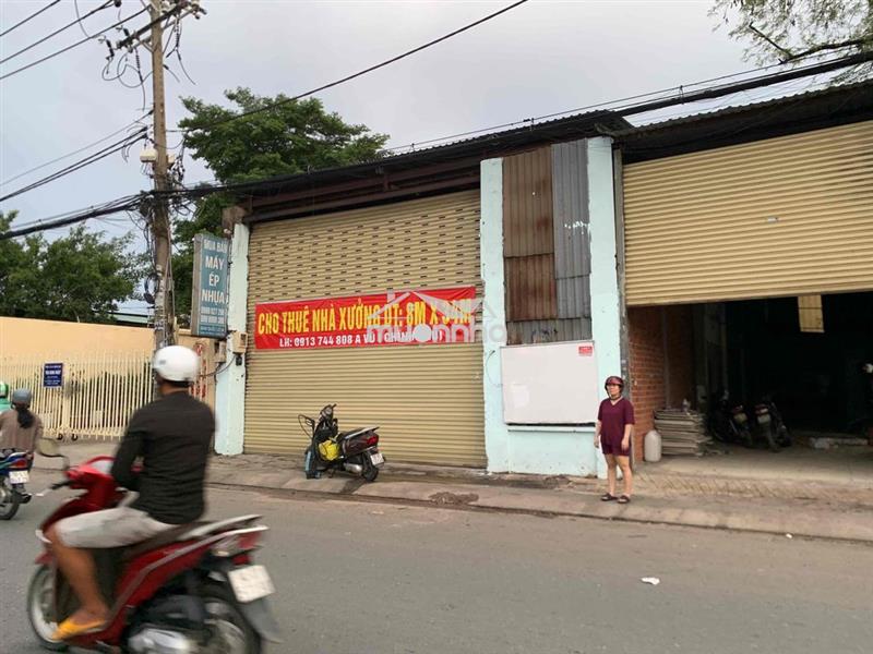 Cho thuê kho xưởng mặt tiền quốc lộ 1a