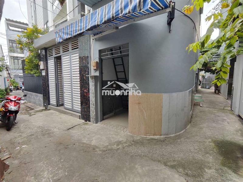 Cho thuê nhà nguyên căn 40m2 (nhà ngay góc 2 mặt tiền hẽm )