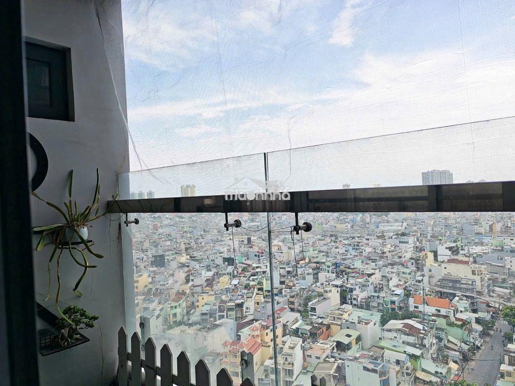Cho thuê chung cư sacomreal 584 lũy bán bích đầy đủ nội thất, 82m2 - 2