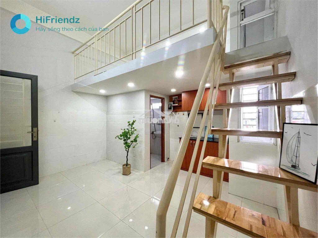 Phòng có gác - cửa sổ trời , rộng 30m2 - ở được 3 4 bạn - qua vhu 3p - 2