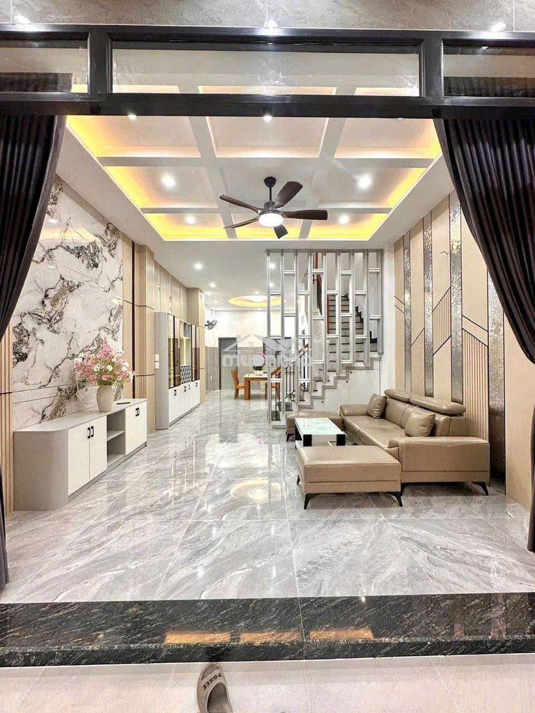 Nhà đẹp mới keng, trệt, 4 lầu, 5pn, full nội thất cao cấp