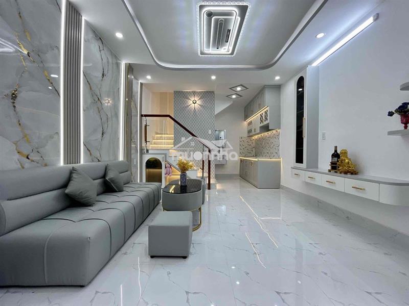Bán nhà lầu đúc thật dt:4x7m 2tầng 2pn hẻm 1982 huỳnh tấn phát nhà bè.