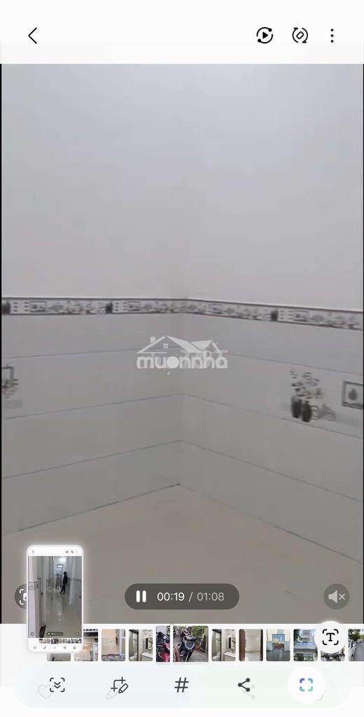 Cho thuê nhà 4 x 18 cấp 4 2pn hẻm 3m cụt , nước giếng bơm giá 4,5 tr - 2