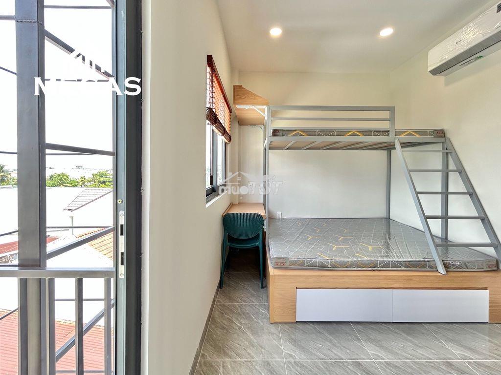 📍 Duplex giường tầng ban công -  đi bộ qua đại học tài chính ufm - 2