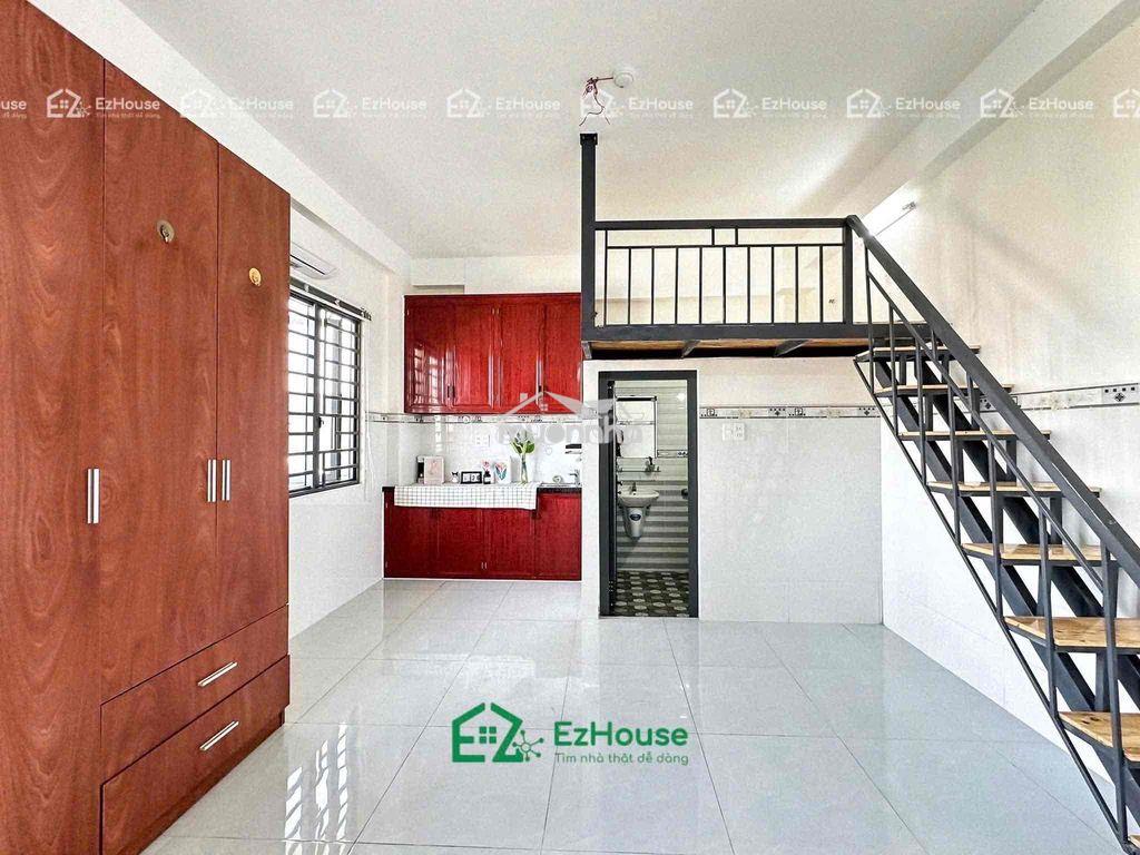 Căn hộ duplex ban công riêng thoáng mát ngay ngã tư bốn xã nhà mới - 3