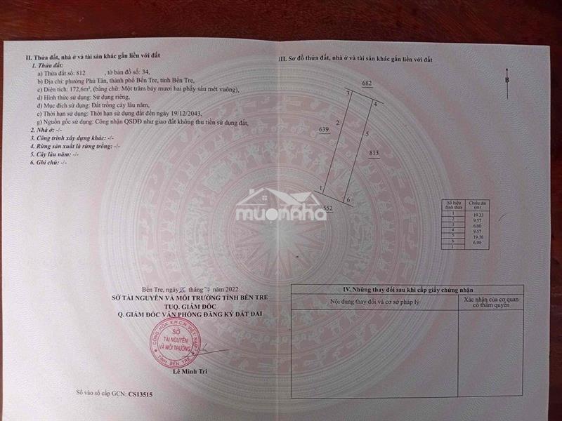 Bán đất phường phú tân