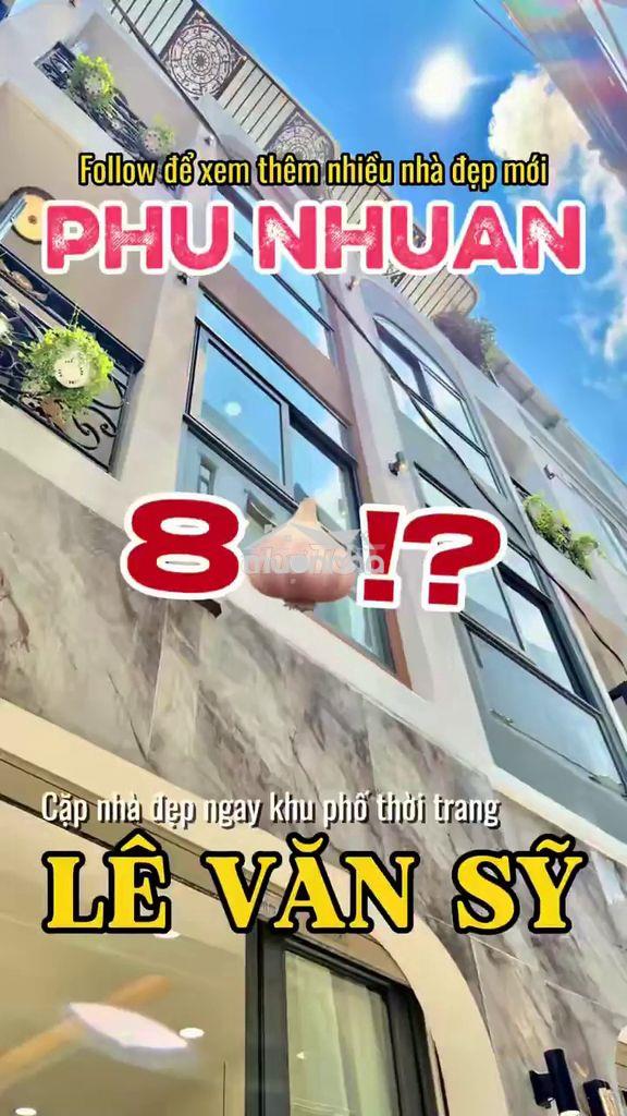 Bán nhà phố lê văn sỹ, phú nhuận, 41m2, nở hậu