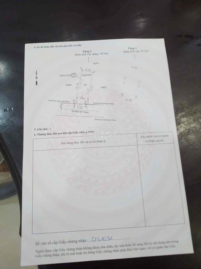 Nhà đã hoàn công_ trung tâm tp_p.dĩ an_dtsd:105,1m2 - 4