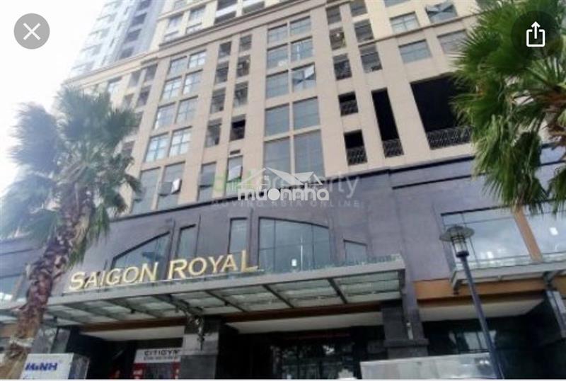 Cho thuê ot 1pn saigon royal nhà trống giá 12tr