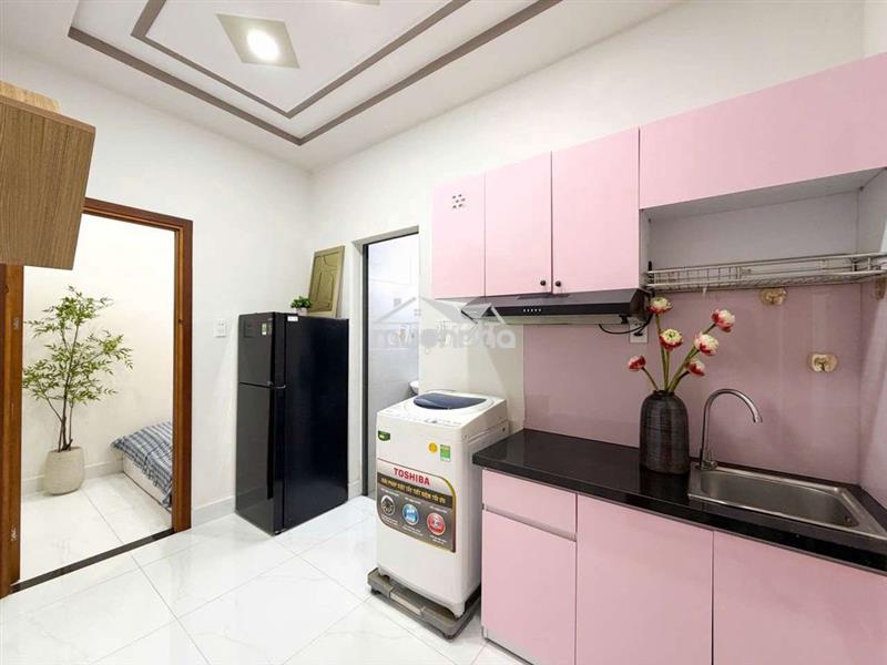 2 phòng ngủ-gần phan đăng lưu-tách bếp-thang máy-30m2-full nt