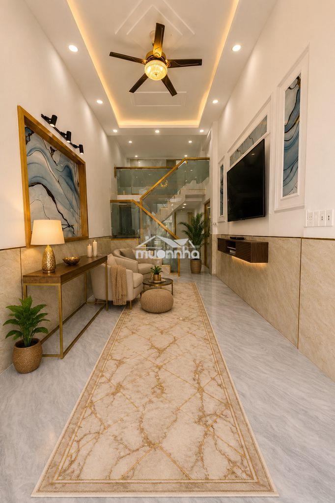 Nhà mới xây dọn vào ở ngay giá 1tỷ48 ,chợ thiếc lê văn khương vào 200m