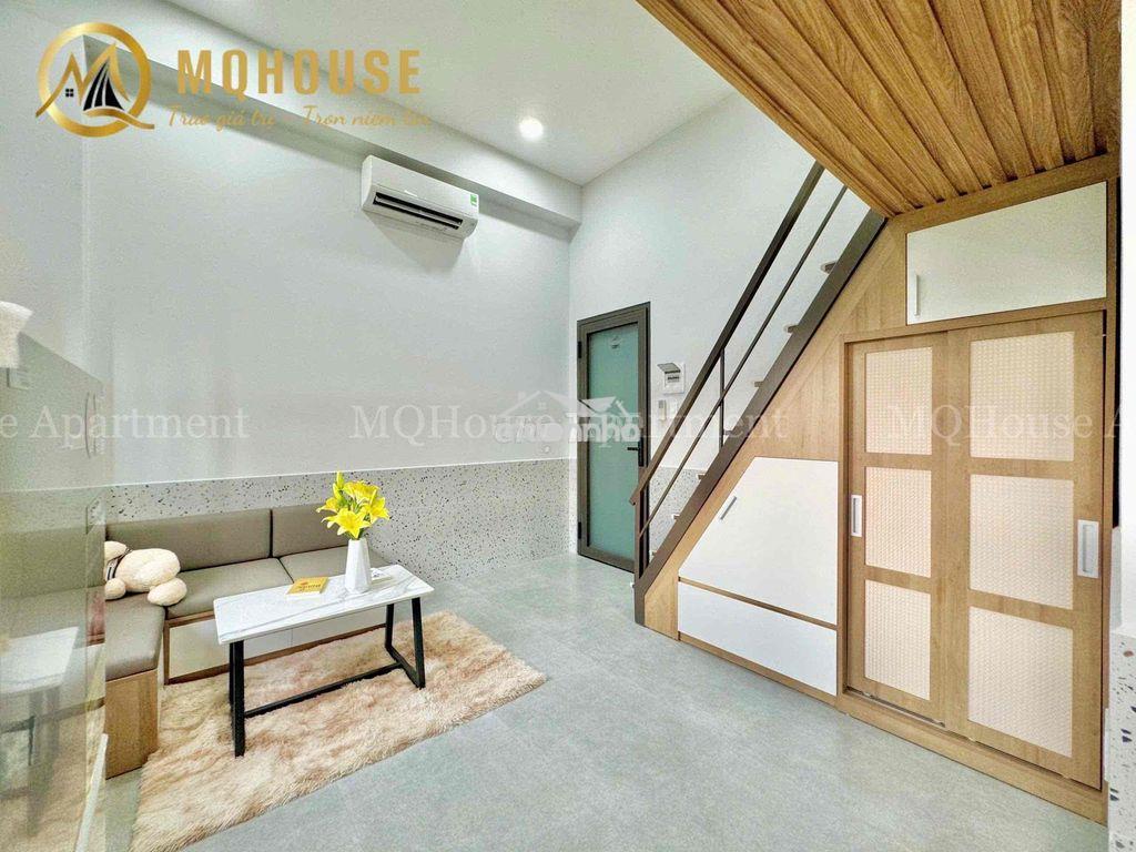 Cho thuê căn hộ 40m2 ban công siêu thoáng ngay vòng xoay dân chủ - 4