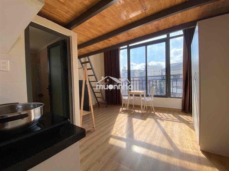 Căn hộ giá rẻ có gác rộng 30m2 ban công thoáng gần vlu, ueh, quận 1