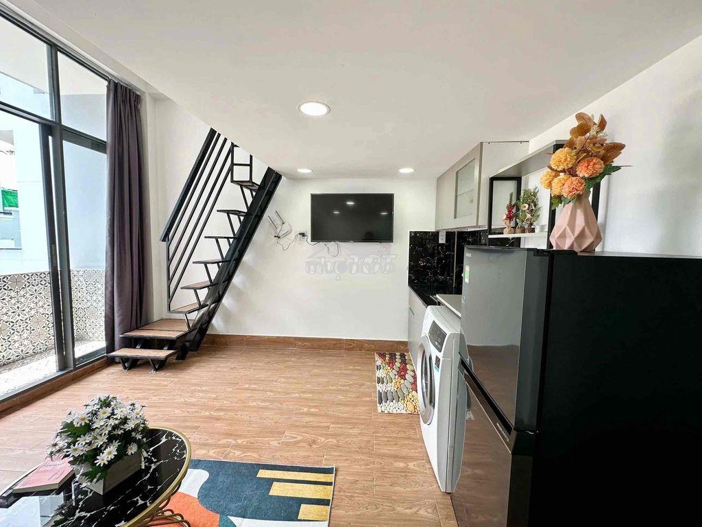 Trống lại duplex ban công full nội thất ngay cvpm quang trung - cđ fpt - 4
