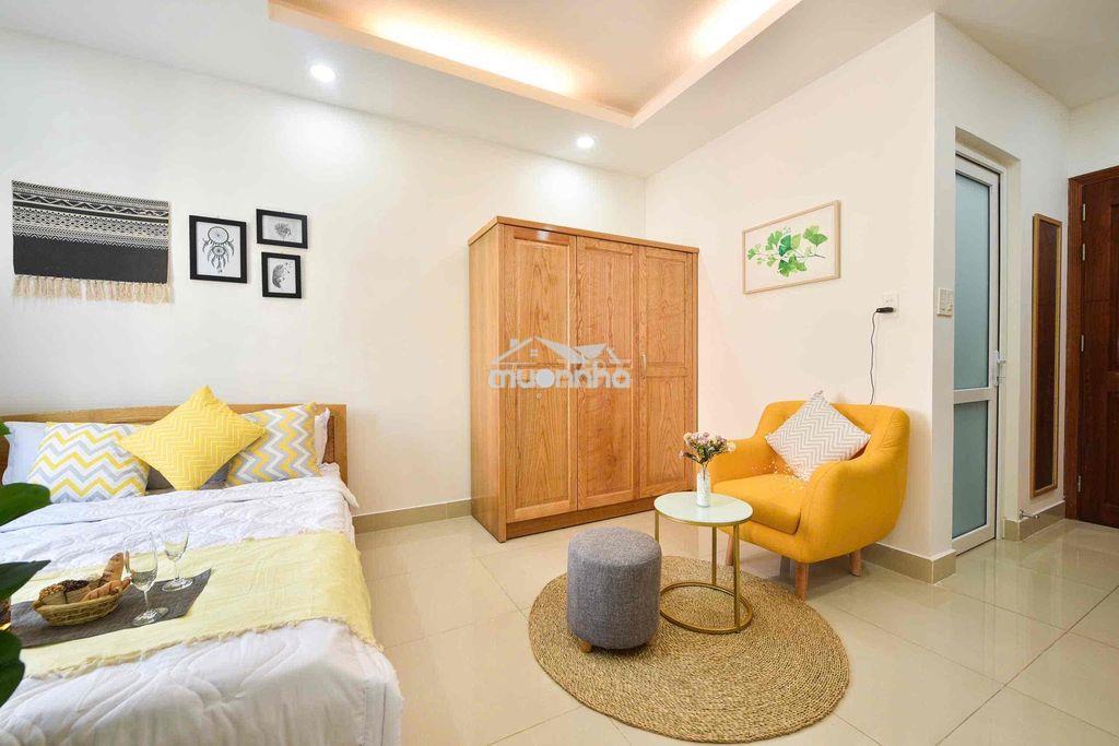 Căn hộ 1pn ban công full nội thất có máy giặt riêng ngay cầu ông lãnh - 4