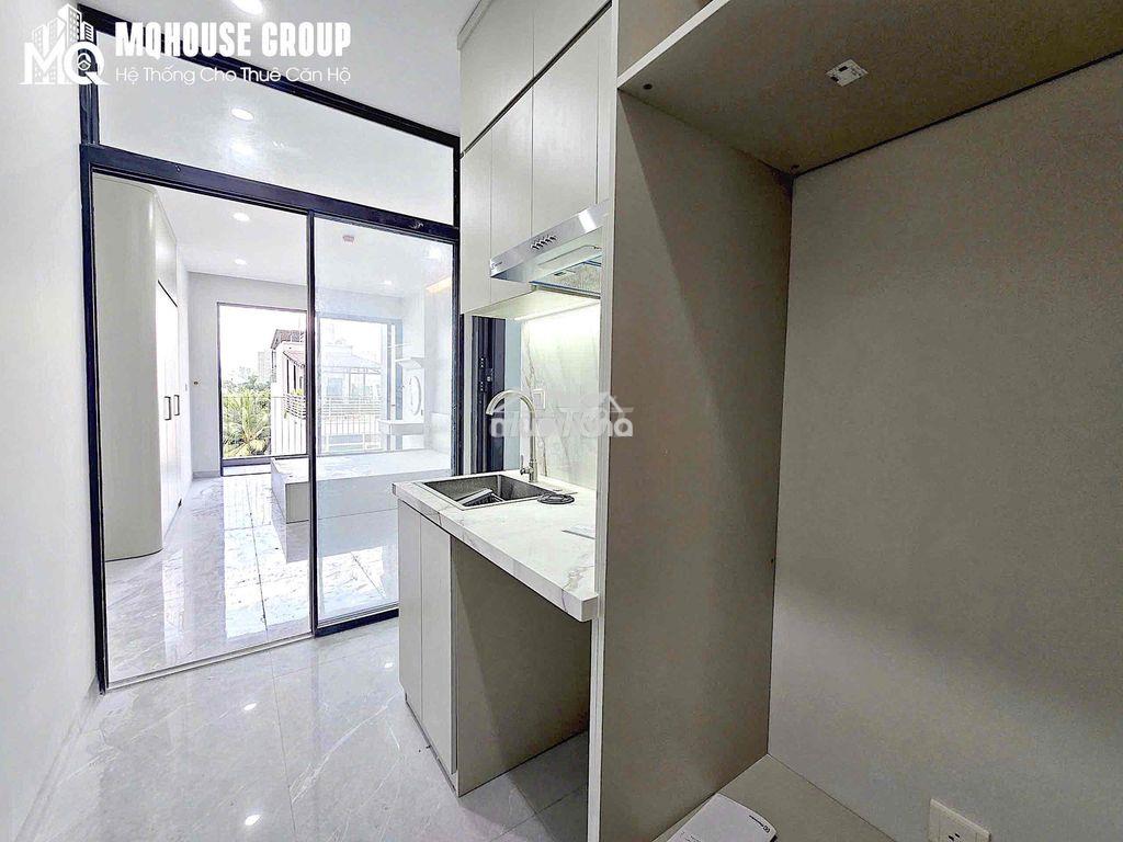 Căn hộ 1 phòng ngủ ban công full nội thất ngay cầu công, trường sa - 2
