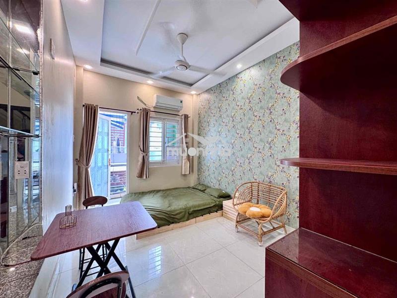 Cho thuê căn hộ bancol full nội thất rộng 25m2 gần toà nhà viettell
