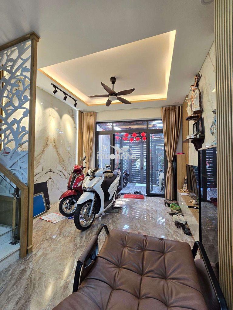 Nhà bán nguyễn oanh 3 tầng gần mặt tiền - 2