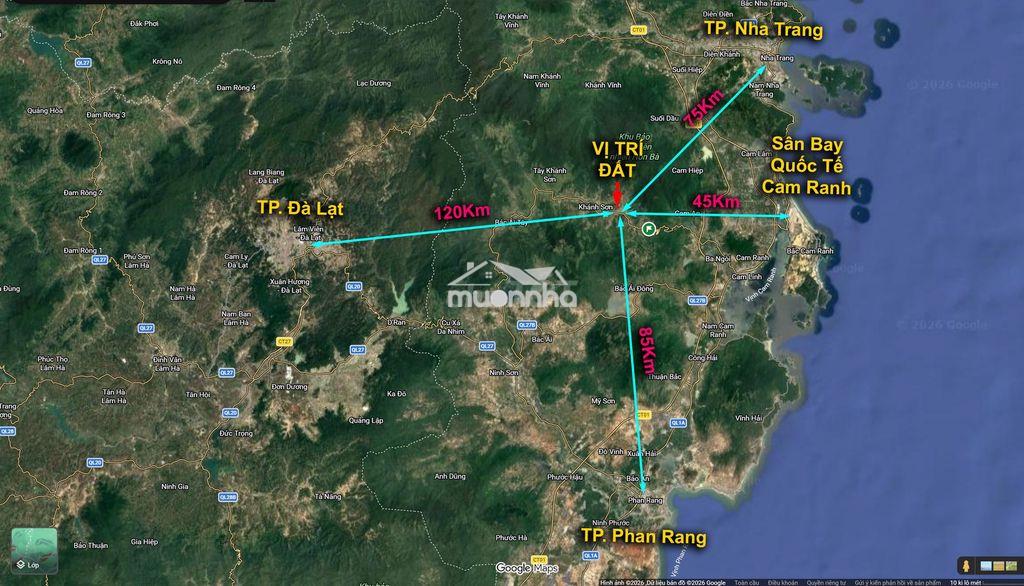 Bán đất nghỉ dưỡng view đẹp tại khánh hòa - hoa hồng cho môi giới: 2% - 2