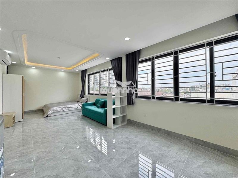 Cho thuê căn hộ full nội thất cửa sổ trời đường lê văn thọ - gò vấp