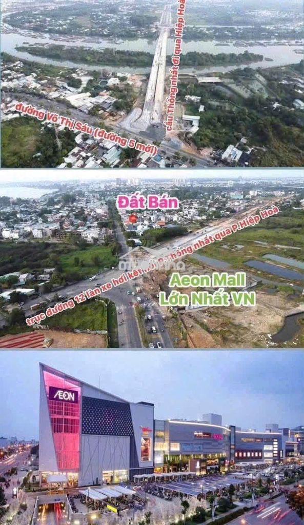 Bán lô đất sổ riêng, thổ cư hiệp hòa, gần tttm aeon đang xây - 2