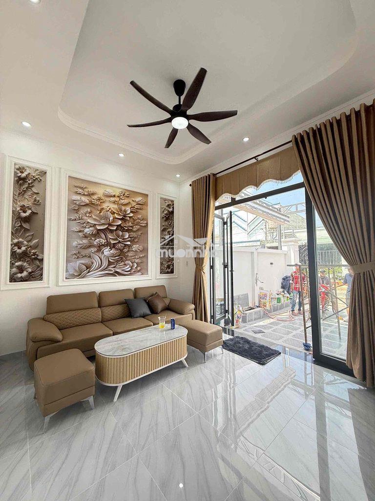 Nhà hẻm 10 an dương vương, gần chùa toà thánh, 1 tỷ 480 triệu, mới 100 - 3