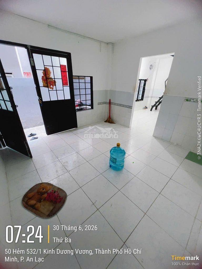 C/chủ cho thuê nhà hẻm trệt+lầu ngay cổng sau eaon bình tân,dt 3,5x7m,
