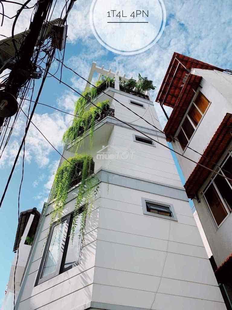 Cho thuê nhà nc hẻm xe ba gác 270/.. phan đình phùng 4l 5pn