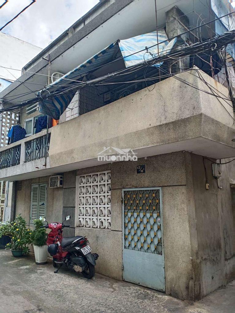 Bán nhà cũ sổ hồng riêng,hẻm xe hơi 42 yên đỗ,bà chiểu.