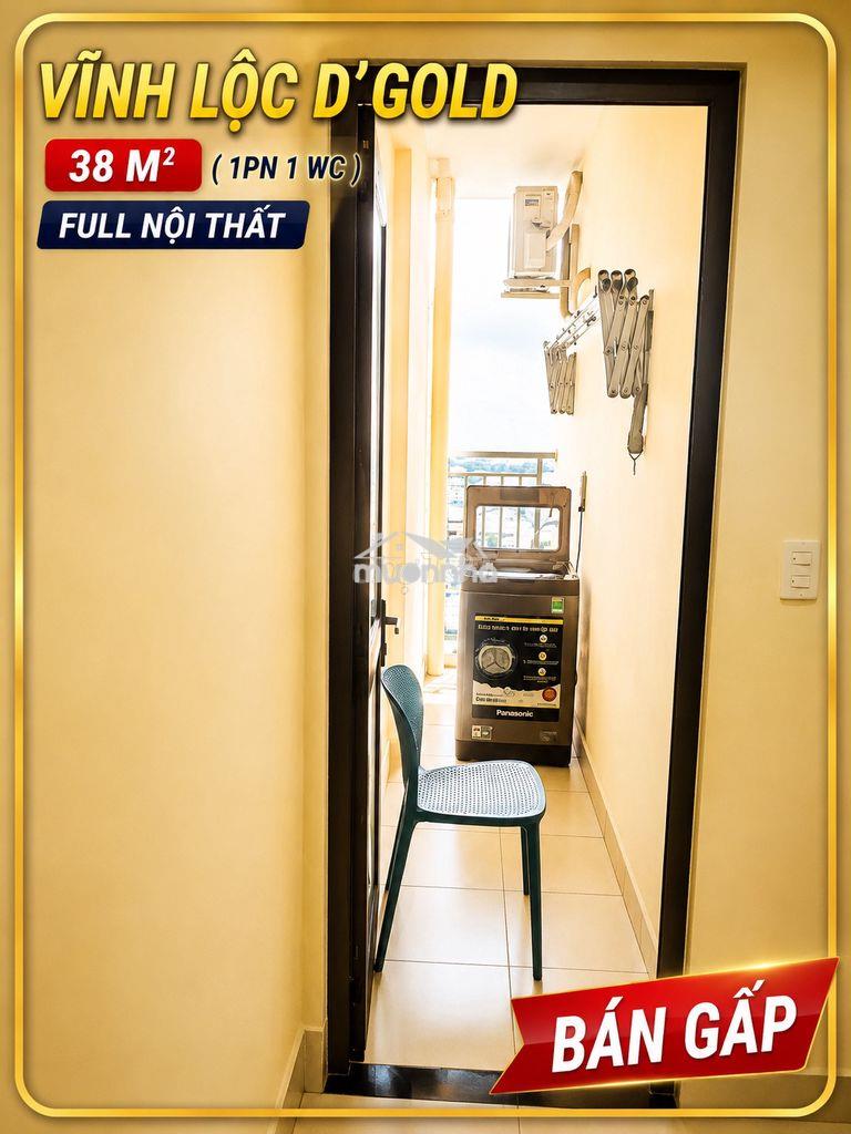 Bán gấp- 1pn full nội thất - 950 triệu (tổng giá) vĩnh lộc d'gold - 4